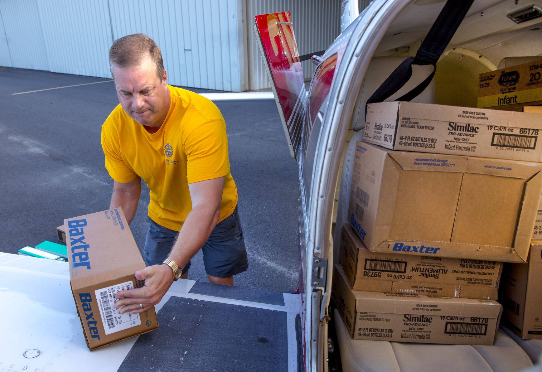 Rotary Club sends relief supplies to Lumberton